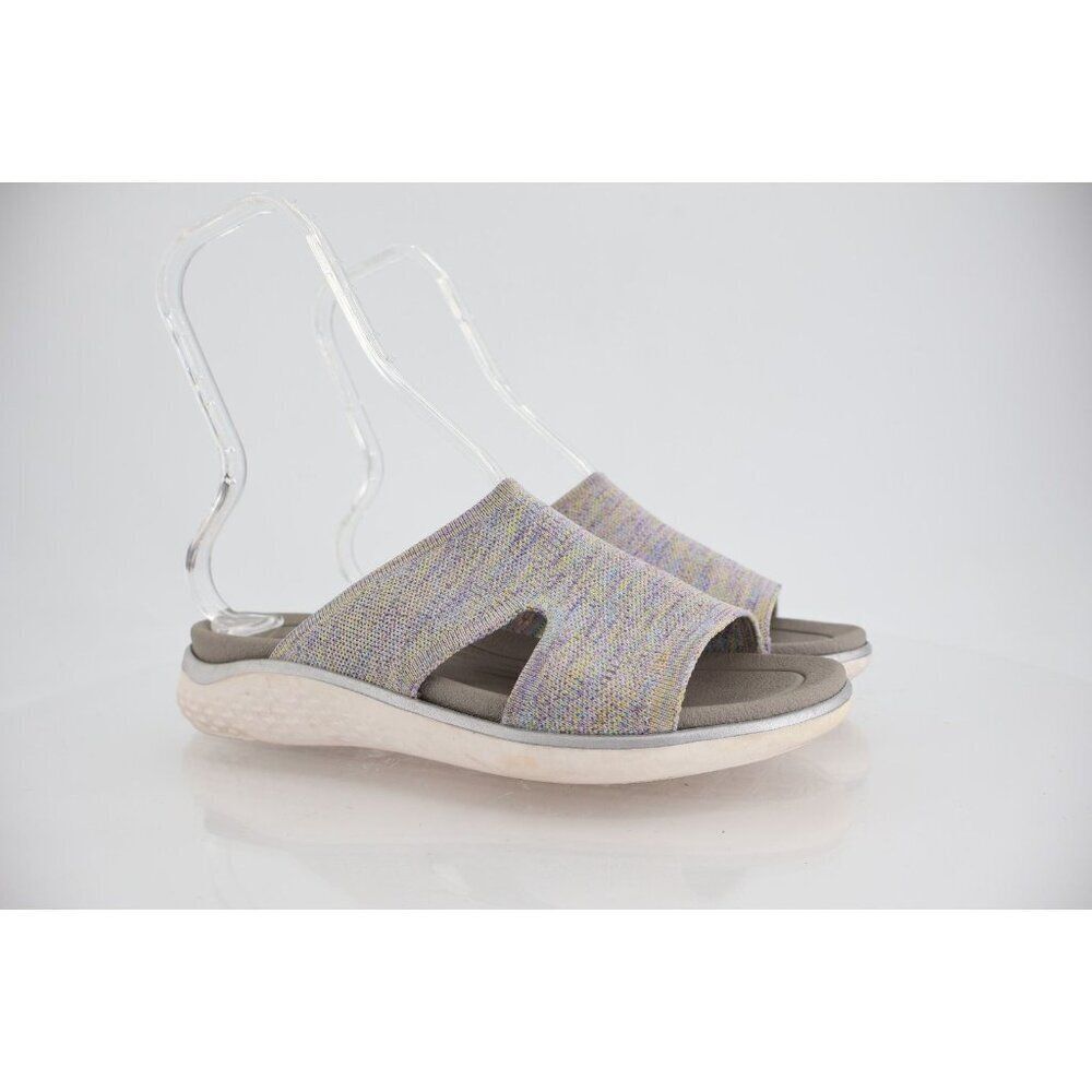 Remonte Jocelyn Sandal Women 41 10 Grey Knit Slide Wedge Comfort Slip on